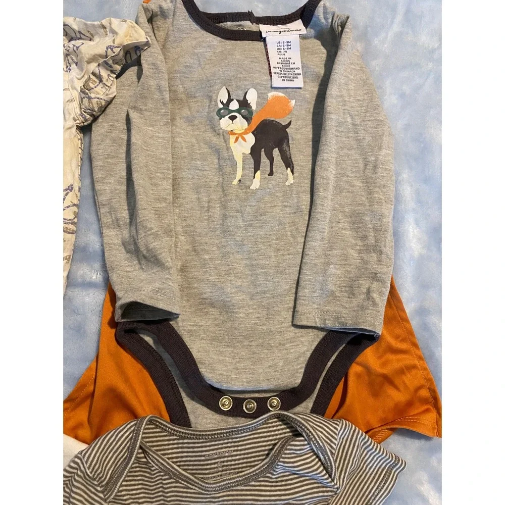 Baby Boy Bodysuit T-Shirt Bundle 6-12M Tommy Bahama GAP Cat & Jack Target 6pc